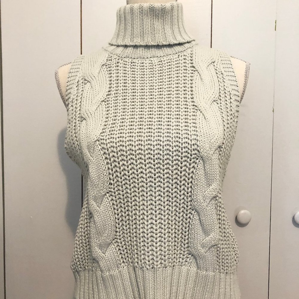 Kendall & Kylie Sky Blue Chunky Cable Knit Sweater